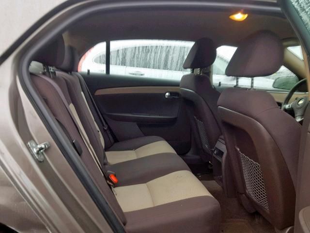 1G1ZB5EBXAF263841 - 2010 CHEVROLET MALIBU LS GRAY photo 6