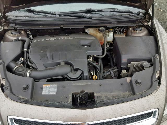 1G1ZB5EBXAF263841 - 2010 CHEVROLET MALIBU LS GRAY photo 7