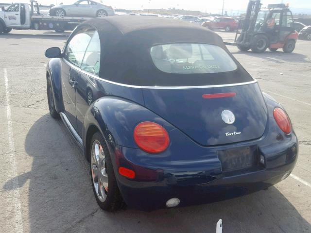 3VWCD31Y84M314051 - 2004 VOLKSWAGEN NEW BEETLE Mavi foto 3