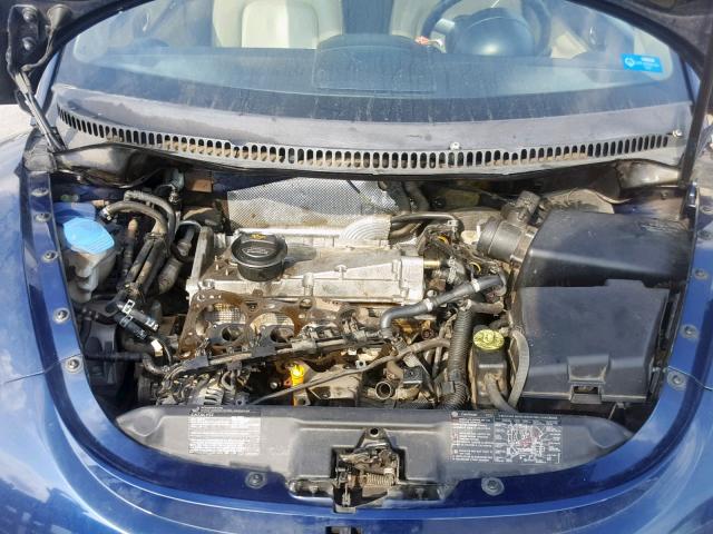 3VWCD31Y84M314051 - 2004 VOLKSWAGEN NEW BEETLE Mavi foto 7