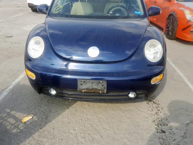 3VWCD31Y84M314051 - 2004 VOLKSWAGEN NEW BEETLE Mavi foto 9