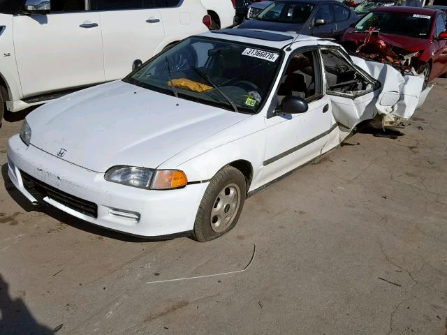 2HGEJ2129RH558695 - 1994 HONDA CIVIC DX WHITE photo 2