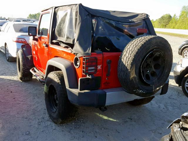 1C4AJWAG6FL569877 - 2015 JEEP WRANGLER S RED photo 3