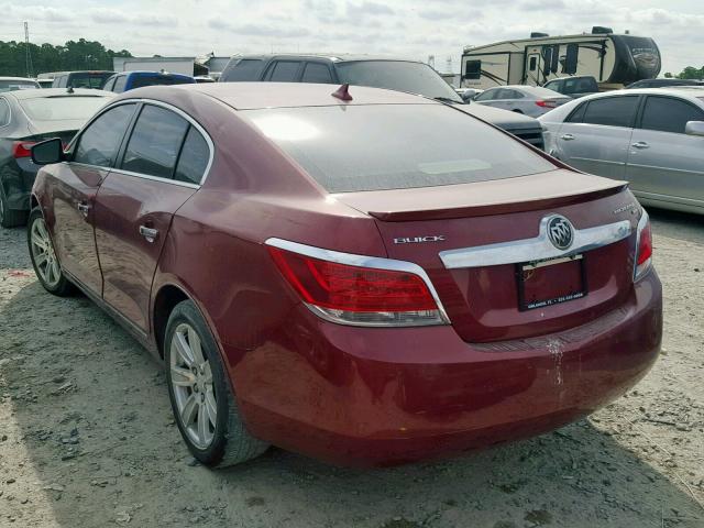 1G4GC5EC6BF161647 - 2011 BUICK LACROSSE C RED photo 3