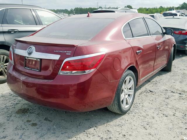 1G4GC5EC6BF161647 - 2011 BUICK LACROSSE C RED photo 4