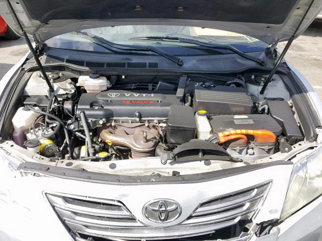 JTNBB46K873039068 - 2007 TOYOTA CAMRY NEW SILVER photo 7