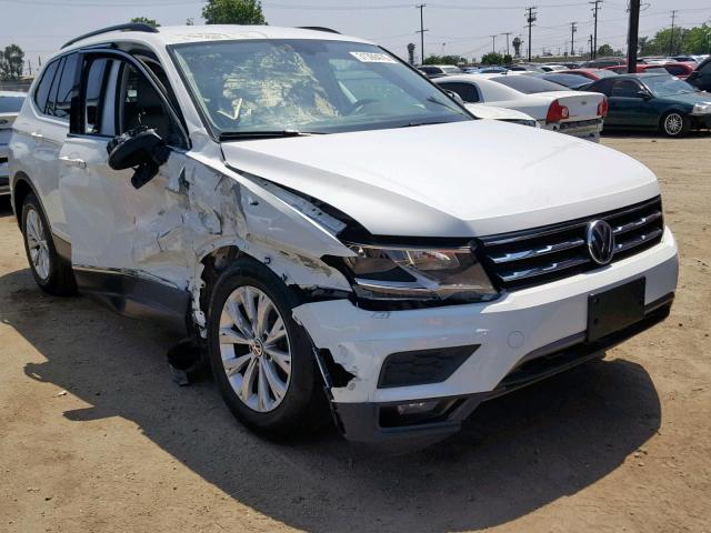 3VV3B7AX1JM001704 - 2018 VOLKSWAGEN TIGUAN SE WHITE photo 1