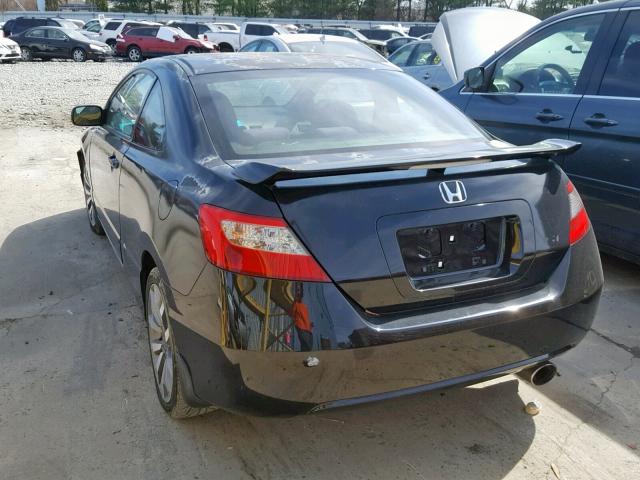 2HGFG21519H703726 - 2009 HONDA CIVIC SI GRAY photo 3