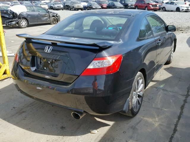 2HGFG21519H703726 - 2009 HONDA CIVIC SI GRAY photo 4