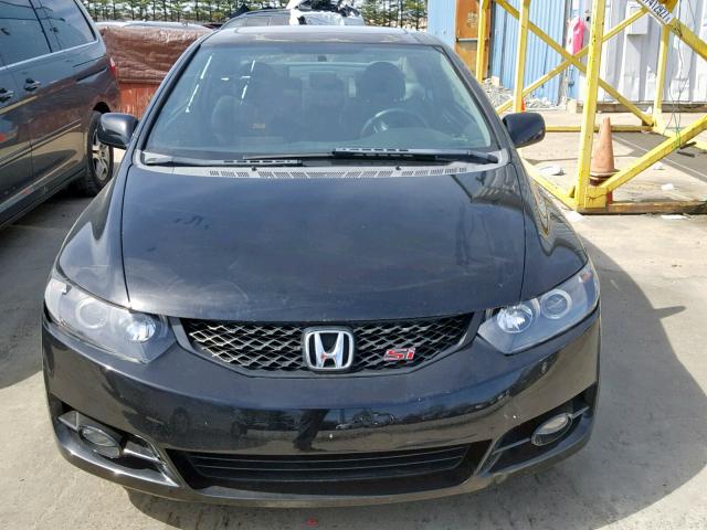 2HGFG21519H703726 - 2009 HONDA CIVIC SI GRAY photo 9