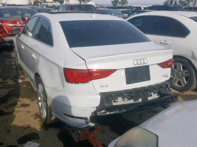 WAUBFGFF0F1003119 - 2015 AUDI A3 QUATTRO WHITE photo 3