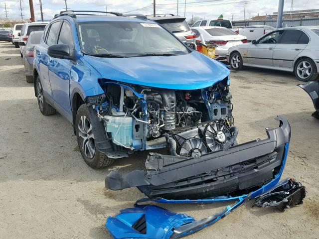 JTMZFREV5JJ184295 - 2018 TOYOTA RAV4 LE BLUE photo 1