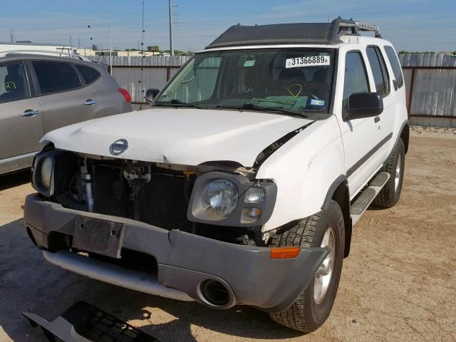 5N1ED28T93C703504 - 2003 NISSAN XTERRA XE WHITE photo 2