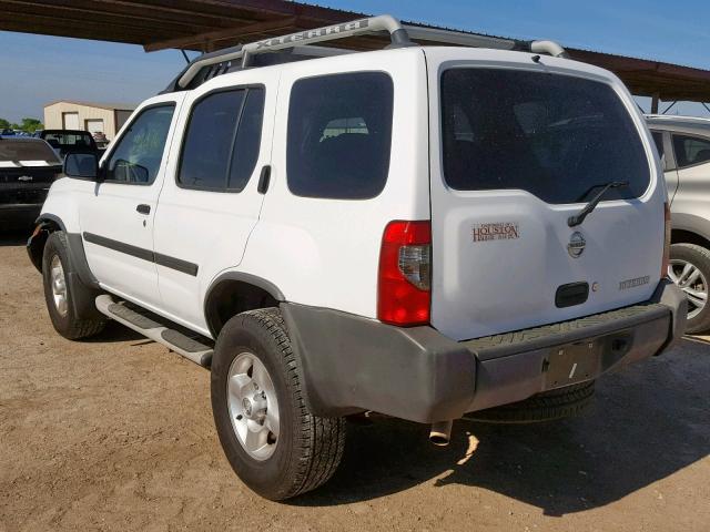 5N1ED28T93C703504 - 2003 NISSAN XTERRA XE WHITE photo 3