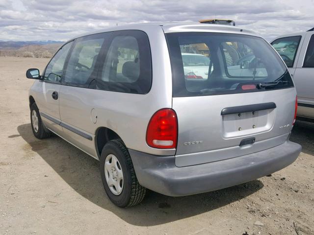 2B4FP25B0YR681061 - 2000 DODGE CARAVAN SILVER photo 3