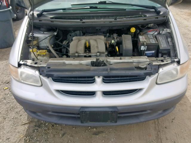 2B4FP25B0YR681061 - 2000 DODGE CARAVAN SILVER photo 7