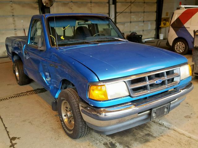 1FTCR10AXRPB27182 - 1994 FORD RANGER BLUE photo 1