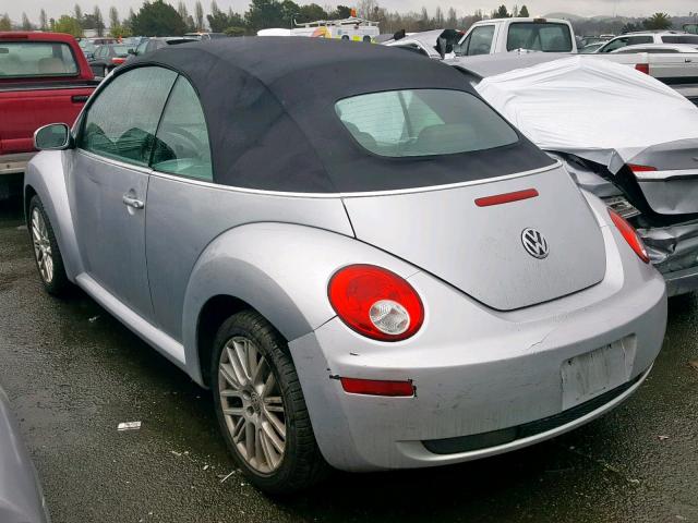 3VWRG31Y77M416754 - 2007 VOLKSWAGEN NEW BEETLE Gümüş foto 3