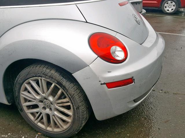3VWRG31Y77M416754 - 2007 VOLKSWAGEN NEW BEETLE Gümüş foto 9