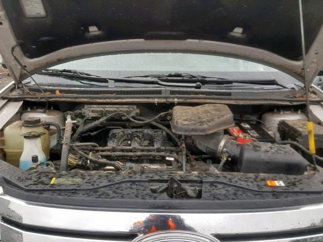 2FMDK36C09BA59751 - 2009 FORD EDGE SE SILVER photo 7