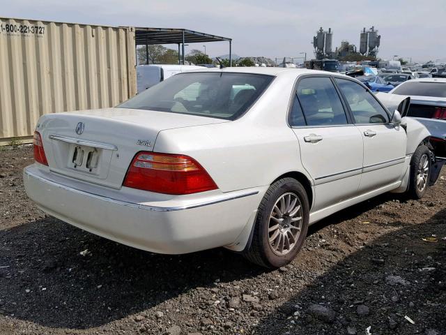 JH4KA96612C011739 - 2002 ACURA 3.5RL WHITE photo 4