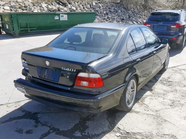 WBADN53452GF70214 - 2002 BMW 540 I BLACK photo 4