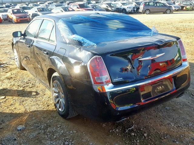 2C3CCAAG5DH515555 - 2013 CHRYSLER 300 BLACK photo 3