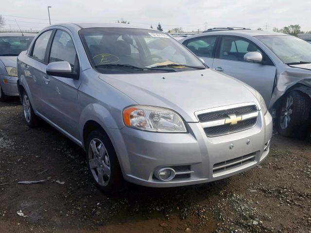 KL1TG5DE7BB176313 - 2011 CHEVROLET AVEO LT SILVER photo 1