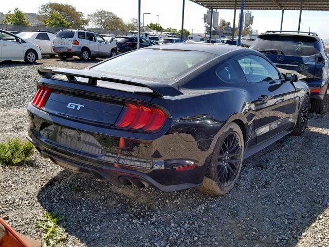 1FA6P8CF6J5109125 - 2018 FORD MUSTANG GT BLACK photo 4