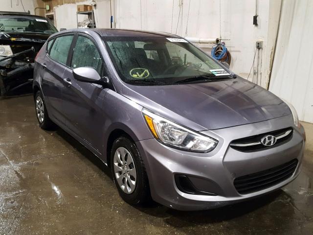 KMHCT5AE1HU310850 - 2017 HYUNDAI ACCENT SE GRAY photo 1