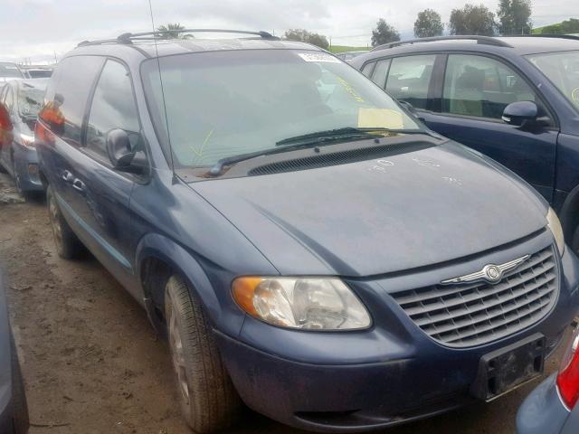 1C4GJ45392B629205 - 2002 CHRYSLER VOYAGER LX BLUE photo 1