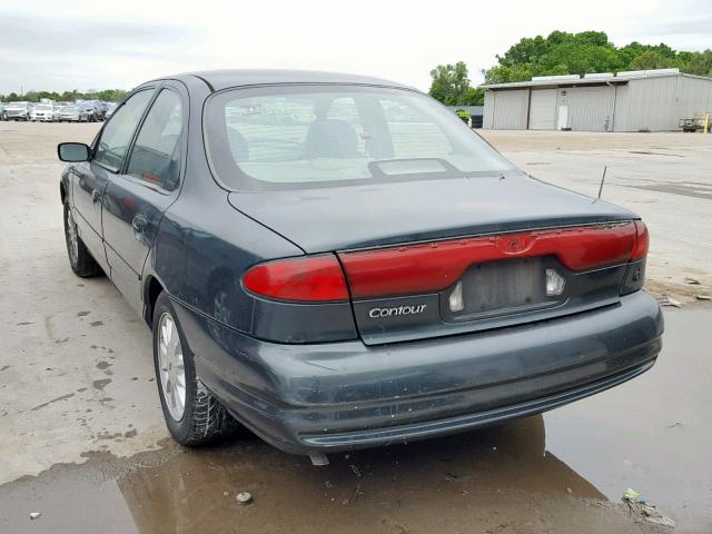 1FAFP6633WK237014 - 1998 FORD CONTOUR LX GREEN photo 3