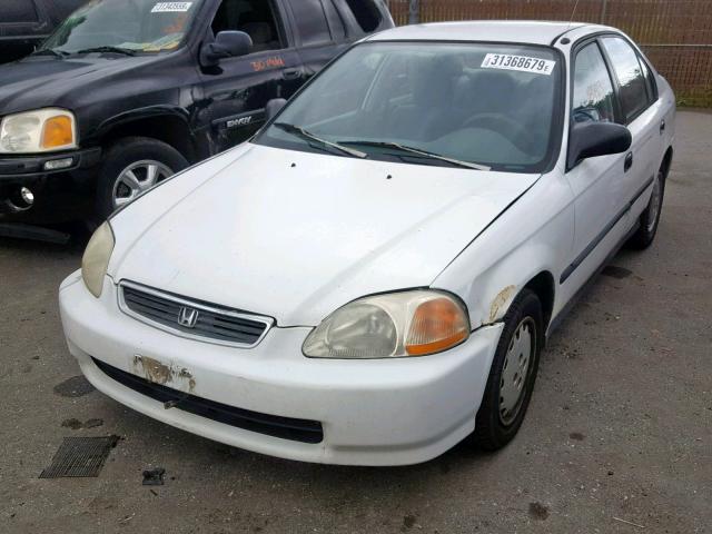 2HGEJ6626VH531853 - 1997 HONDA CIVIC DX WHITE photo 2