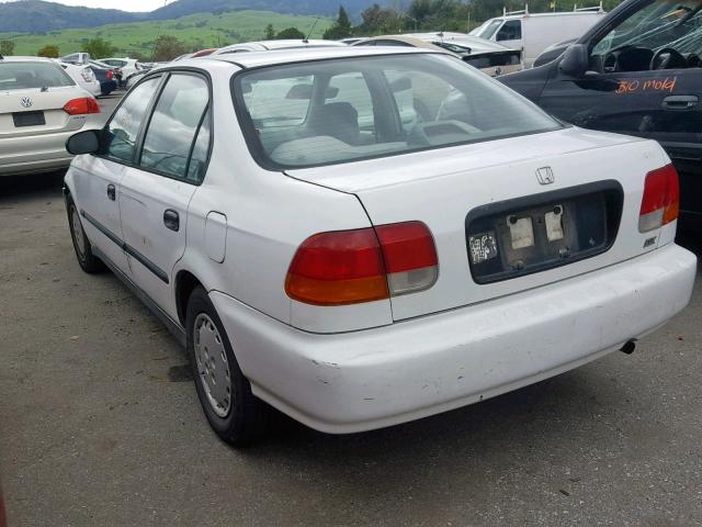 2HGEJ6626VH531853 - 1997 HONDA CIVIC DX WHITE photo 3