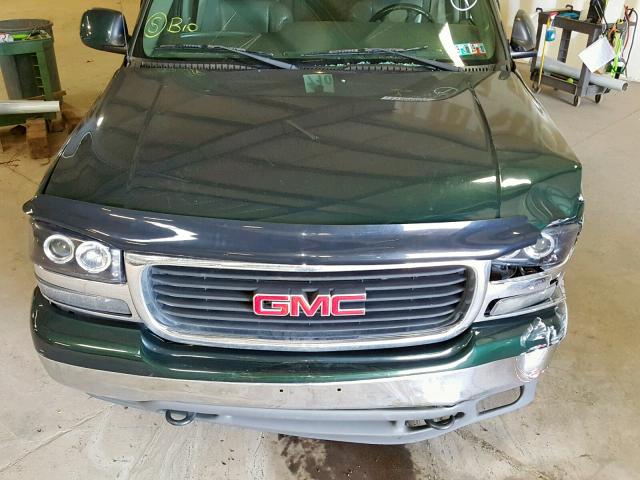 1GKEK13Z04J306801 - 2004 GMC YUKON GREEN photo 7