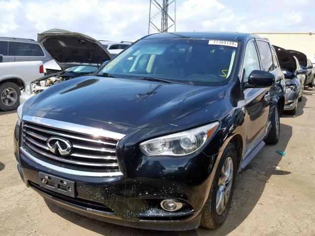 5N1AL0MN4DC322688 - 2013 INFINITI JX35 BLACK photo 2