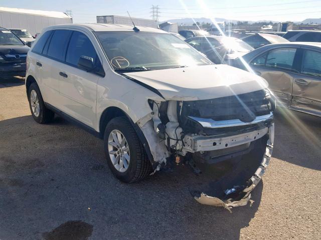 2FMDK3GC3DBC81983 - 2013 FORD EDGE SE WHITE photo 1