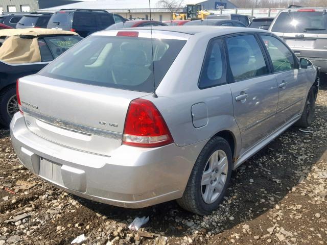 1G1ZT61856F212302 - 2006 CHEVROLET MALIBU MAX SILVER photo 4