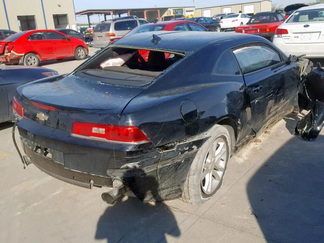 2G1FB1E31F9309593 - 2015 CHEVROLET CAMARO LS BLACK photo 4