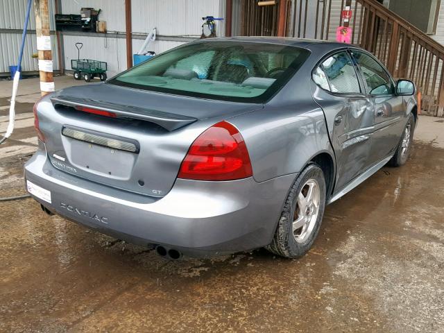 2G2WP522941294952 - 2004 PONTIAC GRAND PRIX GRAY photo 4