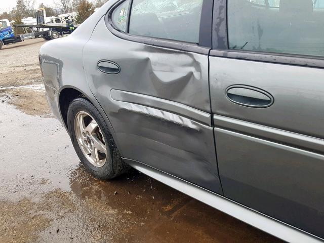 2G2WP522941294952 - 2004 PONTIAC GRAND PRIX GRAY photo 9