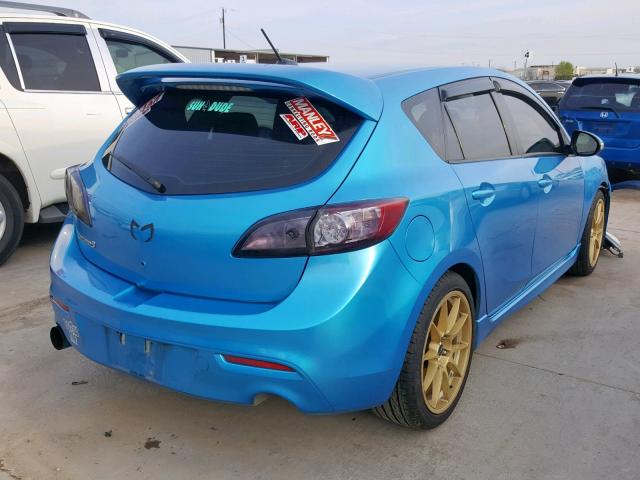 JM1BL1K4XB1372237 - 2011 MAZDA SPEED 3 BLUE photo 4
