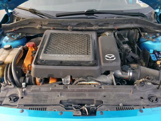 JM1BL1K4XB1372237 - 2011 MAZDA SPEED 3 BLUE photo 7