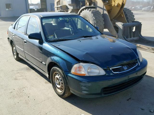 1HGEJ6621TL026285 - 1996 HONDA CIVIC DX GREEN photo 1