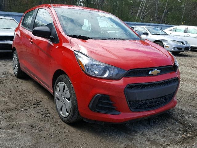 KL8CB6SA3HC822536 - 2017 CHEVROLET SPARK LS RED photo 1