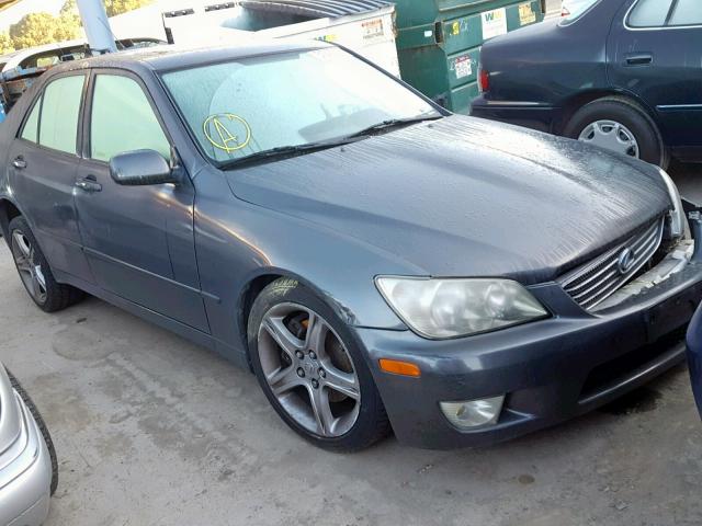 JTHBD182410026643 - 2001 LEXUS IS 300 GRAY photo 1