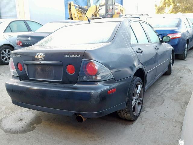 JTHBD182410026643 - 2001 LEXUS IS 300 GRAY photo 4