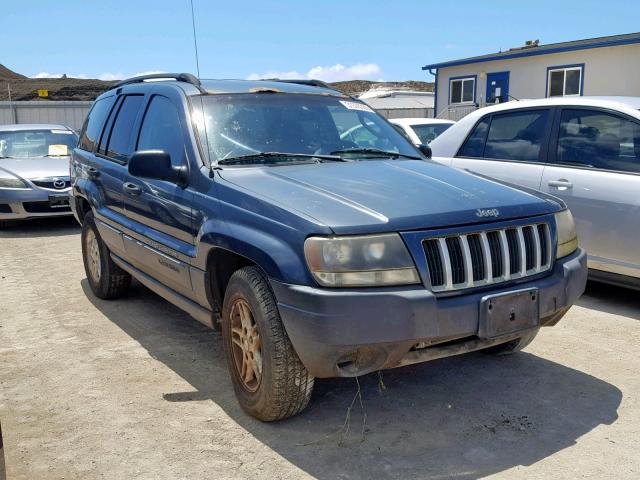 1J4GW48S54C175479 - 2004 JEEP GRAND CHER BLUE photo 1