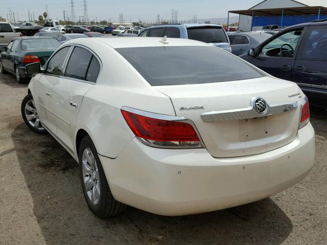 1G4GC5GG3AF244175 - 2010 BUICK LACROSSE C WHITE photo 3
