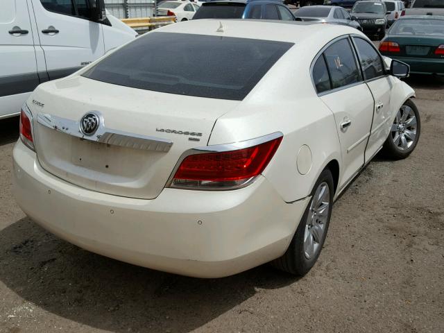 1G4GC5GG3AF244175 - 2010 BUICK LACROSSE C WHITE photo 4